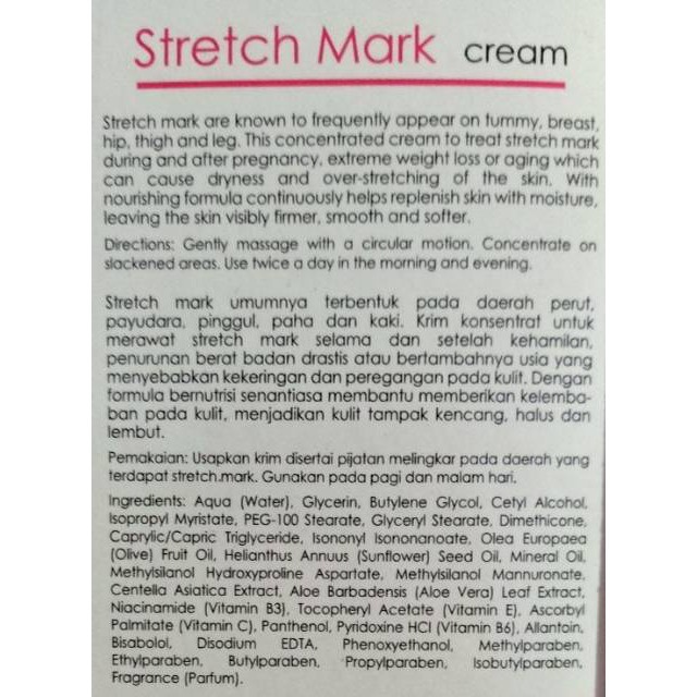 PENGHILANG STRECHMARK AMPUH PERMANEN BPOM VIENNA STRETCHMARK STRETCH MARK CREAM KRIM OBAT SALEP VIENA