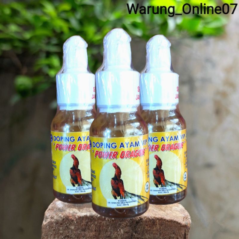 Doping Lokal Power Dragon 15ml Doping Ayam Laga Membuat Lincah Agresif Gairah Tarung Tinggi & Tahan 
