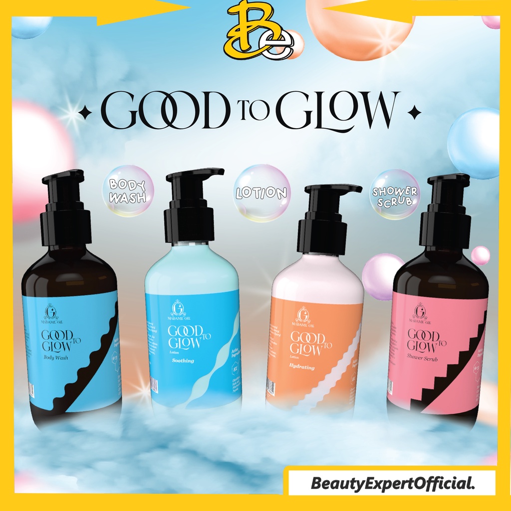 ⭐️ Beauty Expert ⭐️ Madame Gie Good to Glow All Series Whitening - Shower Scrub - Lotion - Body Wash