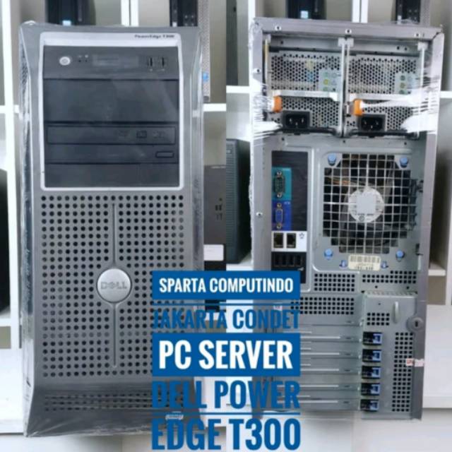 Pc Server Dell Power Edge T300 Tower Xeon X3430 Ram 8 gb  Hdd 500 gb siap pakai