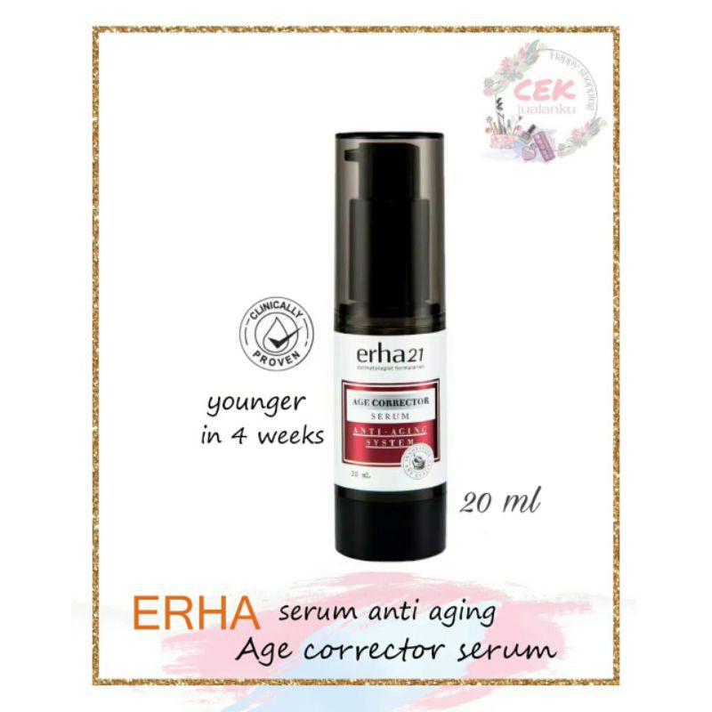 Erha Age Corrector Serum 20ml - Serum Wajah Anti Aging