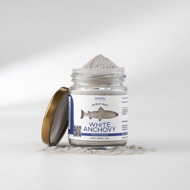Crystal of the sea white anchovy powder