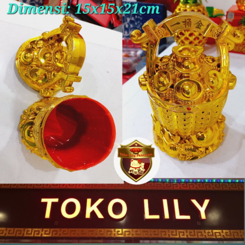 Toples Imlek / Tempat Permen Varian Motif / Toples Permen Coklat Tema Chinese