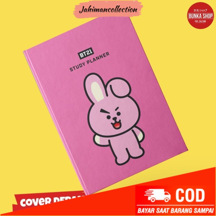 

✨ BISA COD ✨ Notebook BT21 Cooky Hardcover A5 Buku Tulis Catatan Agenda Planner