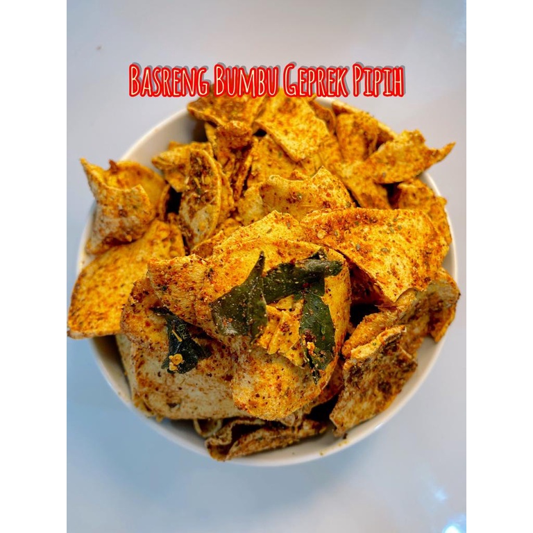 

Basreng pipih bumbu Geprek 500 gr