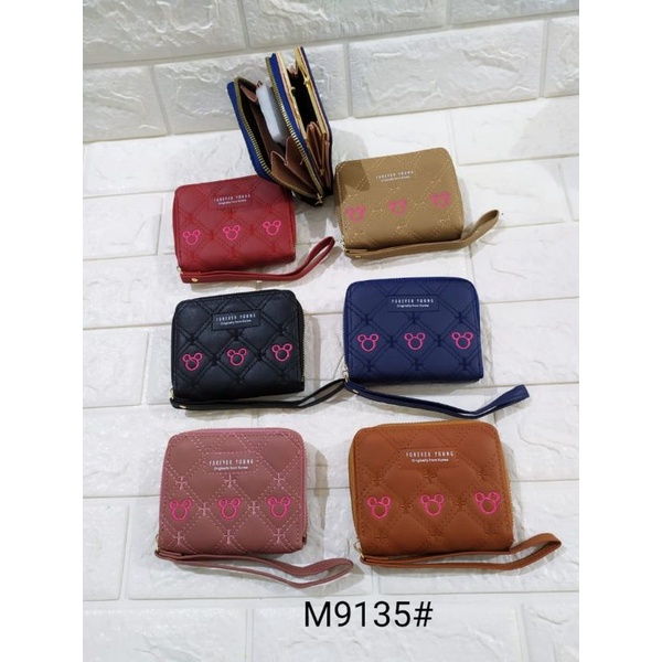 dompet remaja kekinian forever young  sleting dan jepit