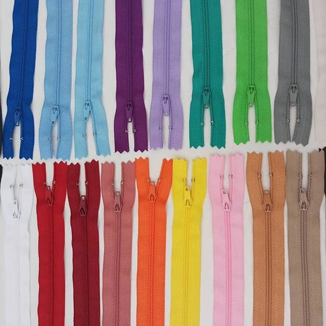 isi 12 pcs resleting 7 inch / sleting 17 cm kualitas premium