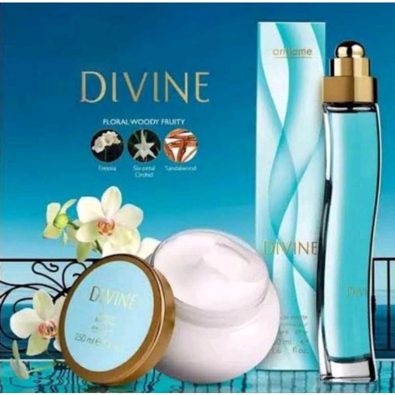 Jual DIVINE Eau de Toilette 50ml//DIVINE Body Cream 250g Shopee Indonesia