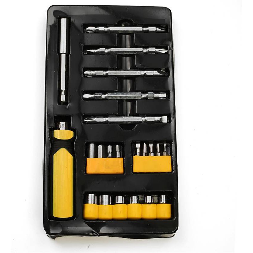 CRH 22 Bit Handle Tool Kit Ratchet Screwdriver Set CXH-159 / obeng set