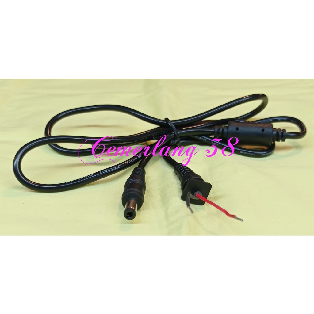 Kabel Jack DC Adaptor Male 1,2 meter AWM 2464