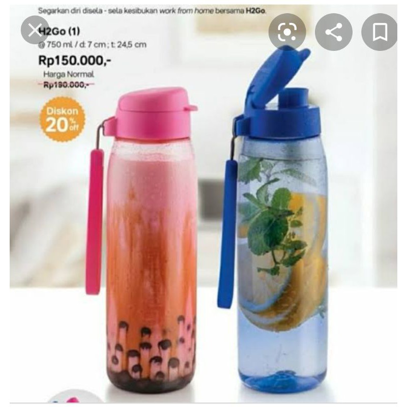 h2go biru dan pink