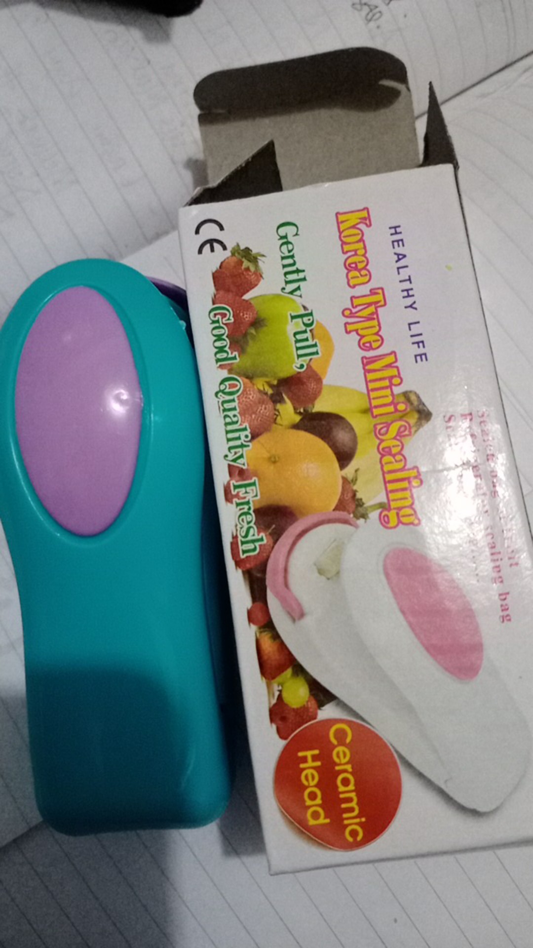 Hand Sealer Mini Alat Press Plastik Tangan Super Portable Perekat & Penyegel  Rin Terbukti