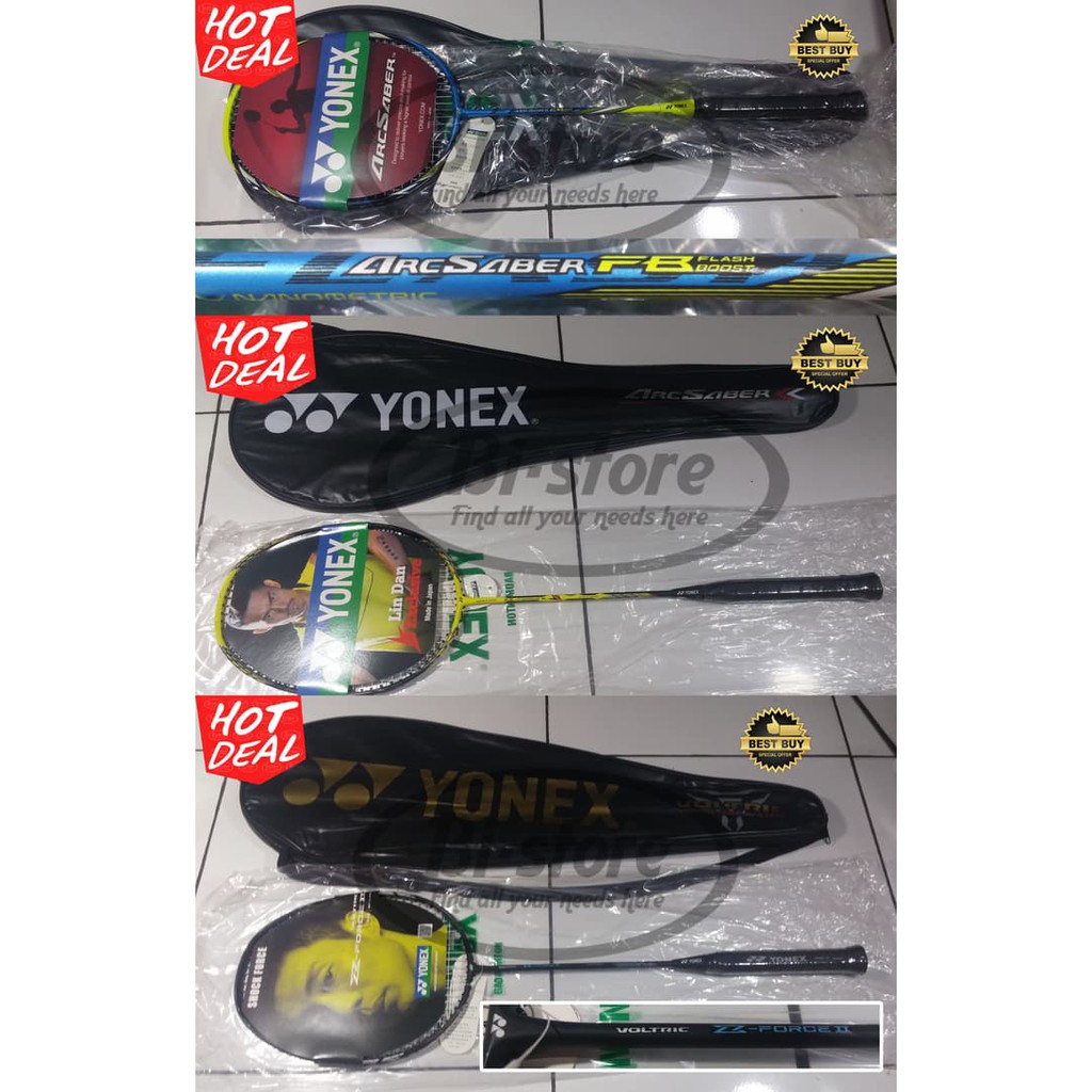 Raket Yonex Senar Import Free Tas dan Grip