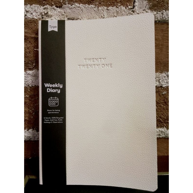 

TYPO A5 PLANNER 2021 WEEKLY SOFT COVER NOTEBOOK ORIGINAL
