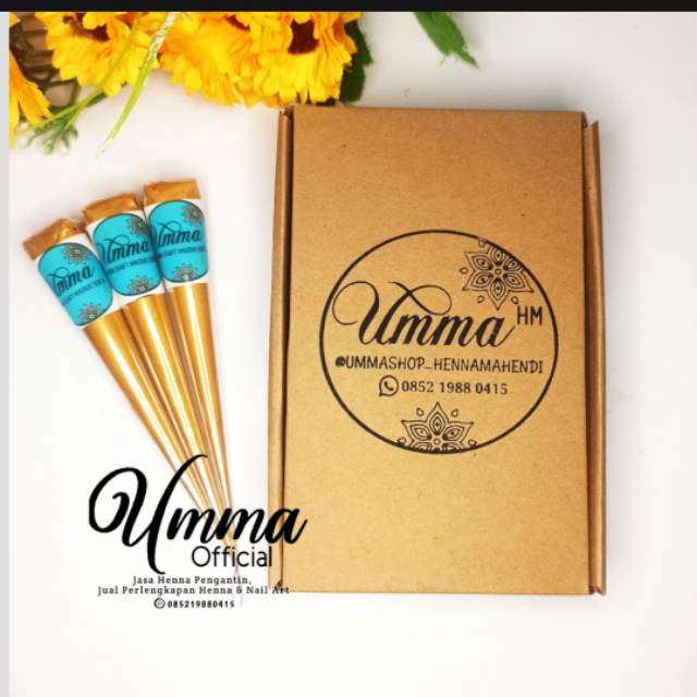 

Umma Henna craft gold istimewa