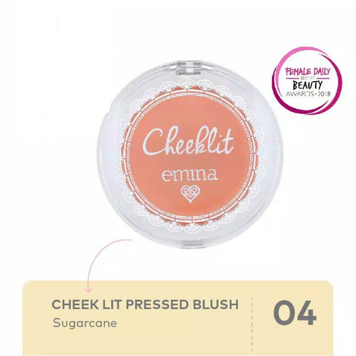 Emina Cheek Lit Pressed Blush 3.5 g ~ Original