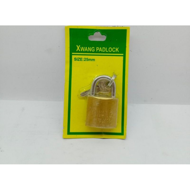 Gembok kecil untuk koper laci lemari ukuran 25mm