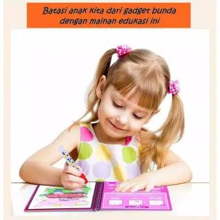 MAGIC COLORING BOOK Mainan  Edukasi Anak  Buku Mewarnai 