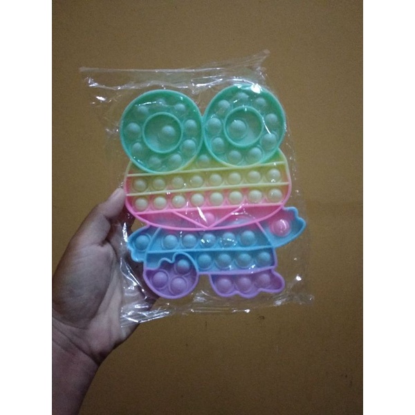 POP IT MAINAN ANAK VIRAL | DIAMETER 11-12 CM-Keropi pastel