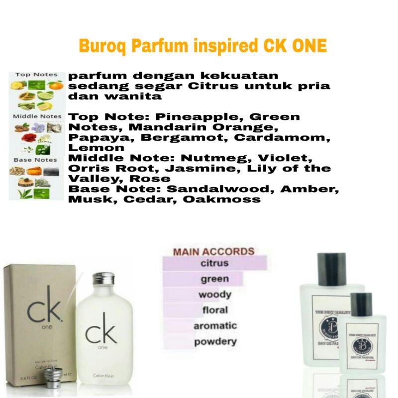 PARFUM CK ONE BISA DI PAKAI CEWEK COWOK KARAKTER WANGI SEGER HALUS -inspired