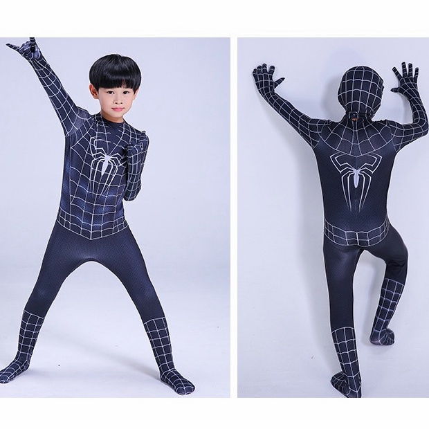 Kostum spiderman morales anak Avenger Superhero Costume + topeng