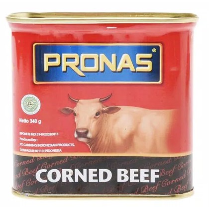 

Kornet Daging Sapi PRONAS / PRONAS Corned Beef 340gr