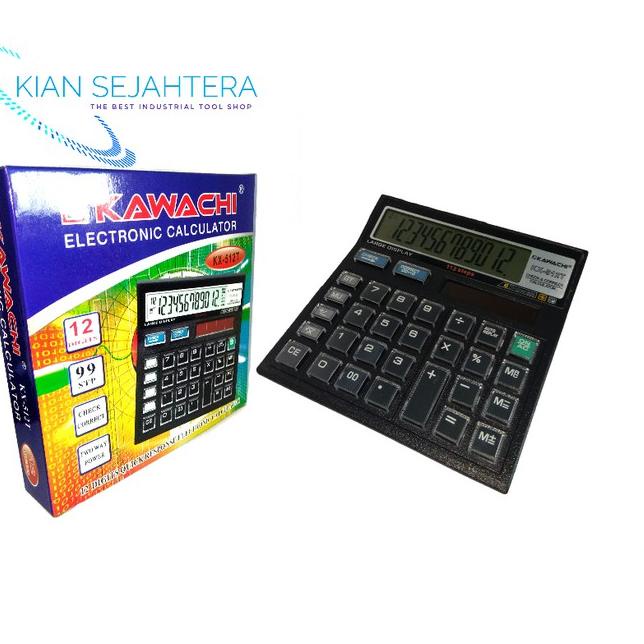 

Kekinian - Kalkulator kawachi kx 512t electronic calculator 12 digit !