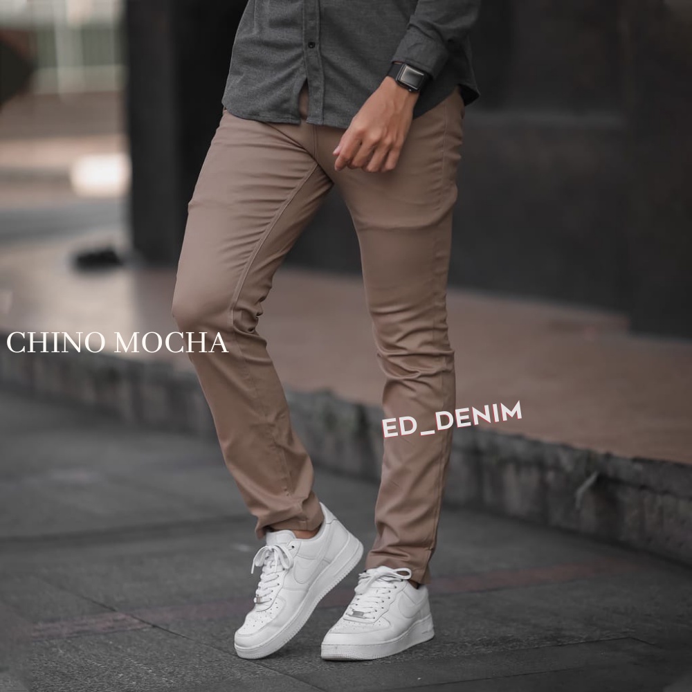 Celana Chino Original Premium Pria Slim Fit Stretch Casual Formal Chinos Premium