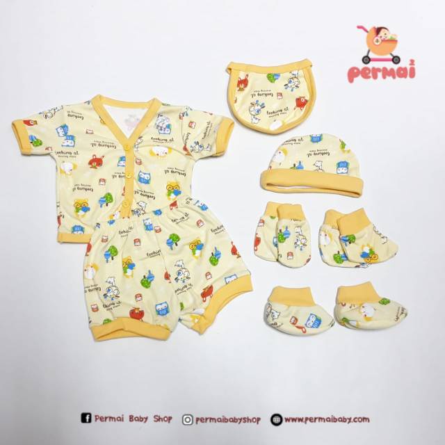 Promo !! BAJU BAYI SET KOMPLIT VINATA BABY/YOBEL PENDEK/KADO BAYI