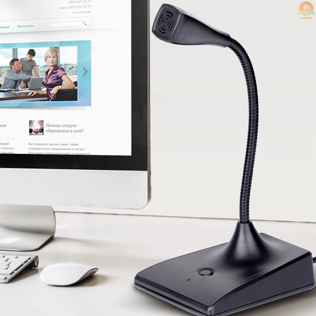 USB Conference Computer Microphone Desktop Wired 360°Omnidirectional Condense Mic Plug &amp; Play Gooseneck for Computer PC Laptop Office Online Meeting Recording Games Video Music Singing Skype