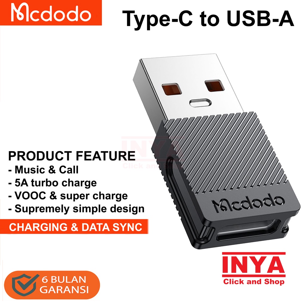 MCDODO OT-6970 OTG ADAPTER USB A to Type C - Connector - Konverter