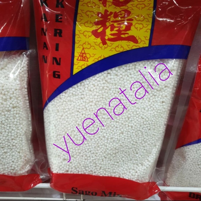 

cs777vv Sagu Mutiara Atau Sago Simi Putih 500 Gr Da01D100