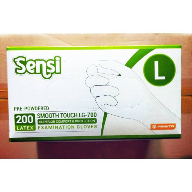 SENSI Gloves Sarung Tangan Medis Latex Glove Disposable M