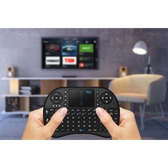 Keyboard Wireless Dengan Mouse Touchpad Untuk Mi Box STB Smart TV