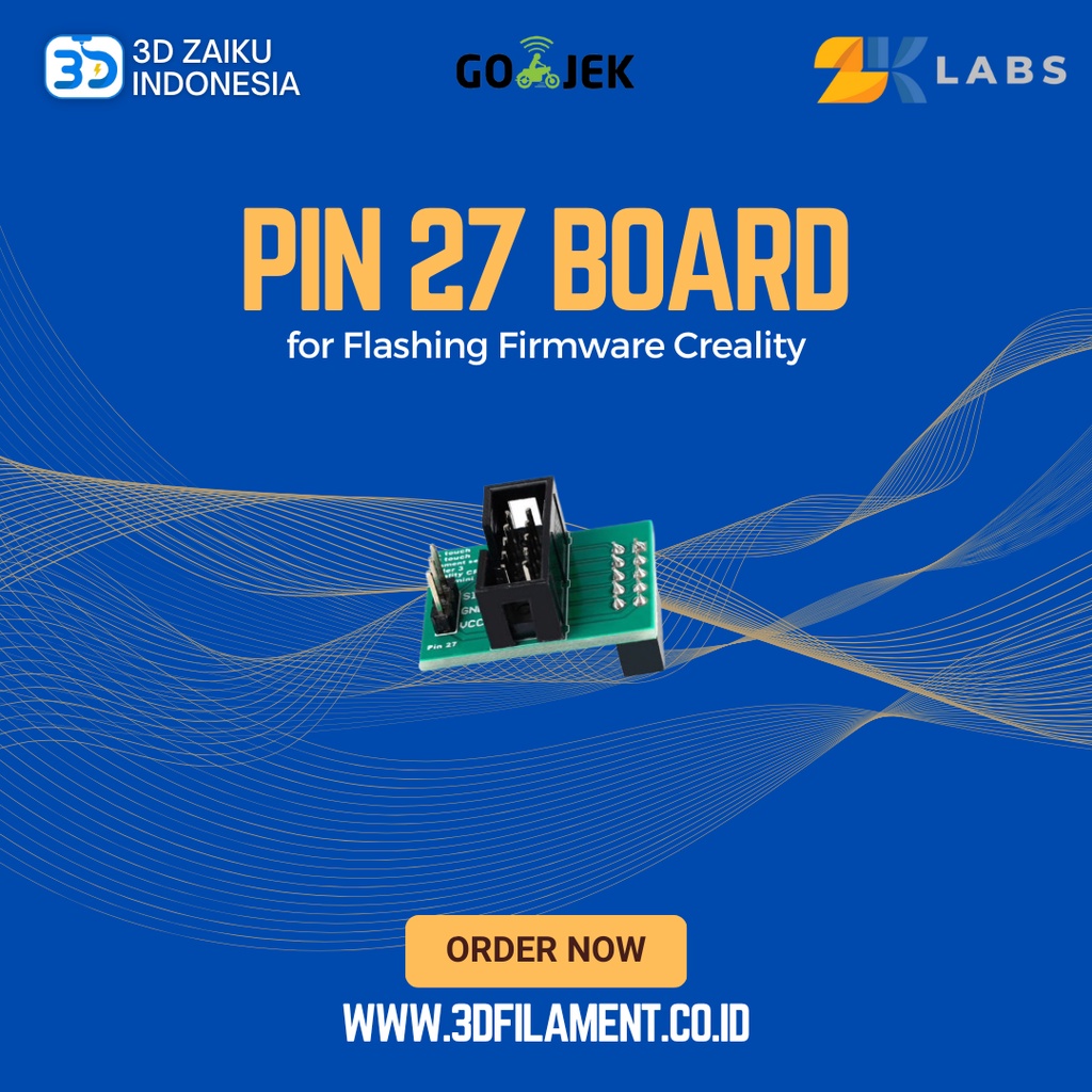 ZKLabs 3D Printer Pin 27 Board for Flashing Firmware Creality