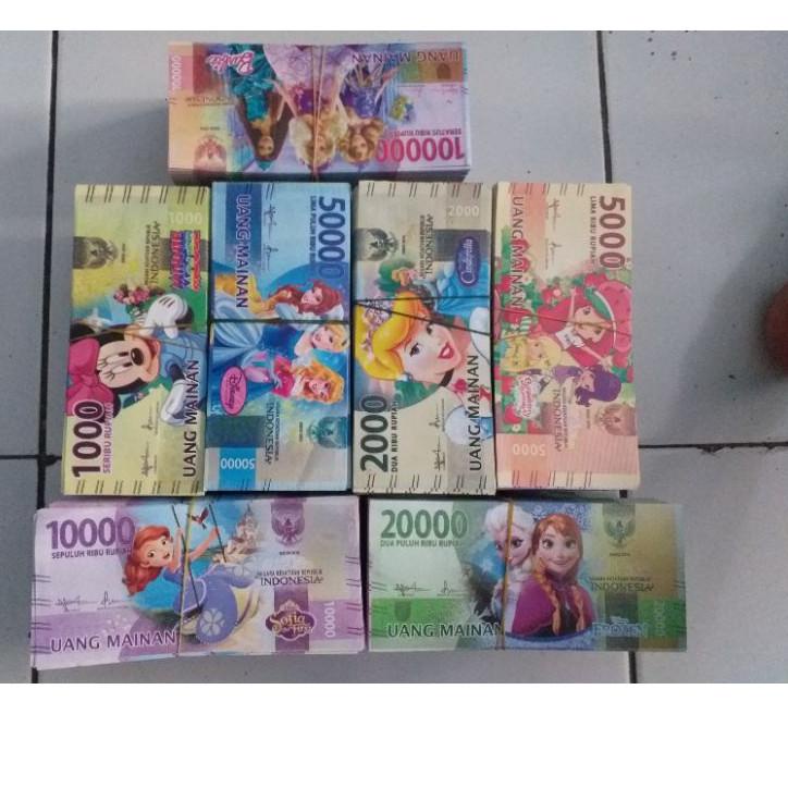 • Uang mainan 1 iket 1000lembar ゑ