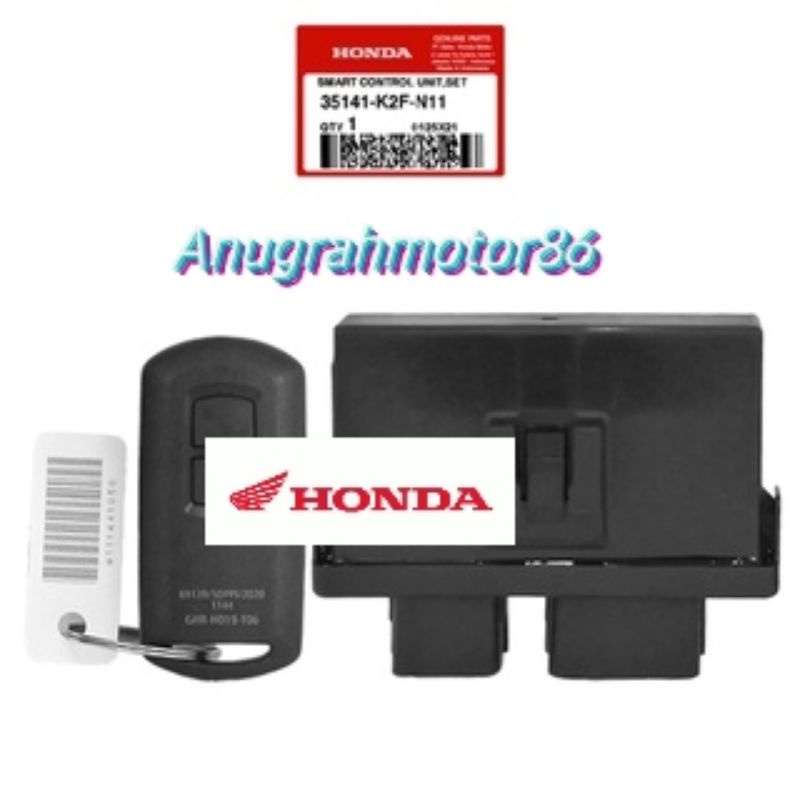 35141-K2F-N11 Smart Control Unit Set SCU Scoopy K2F 2021 2soket asli honda