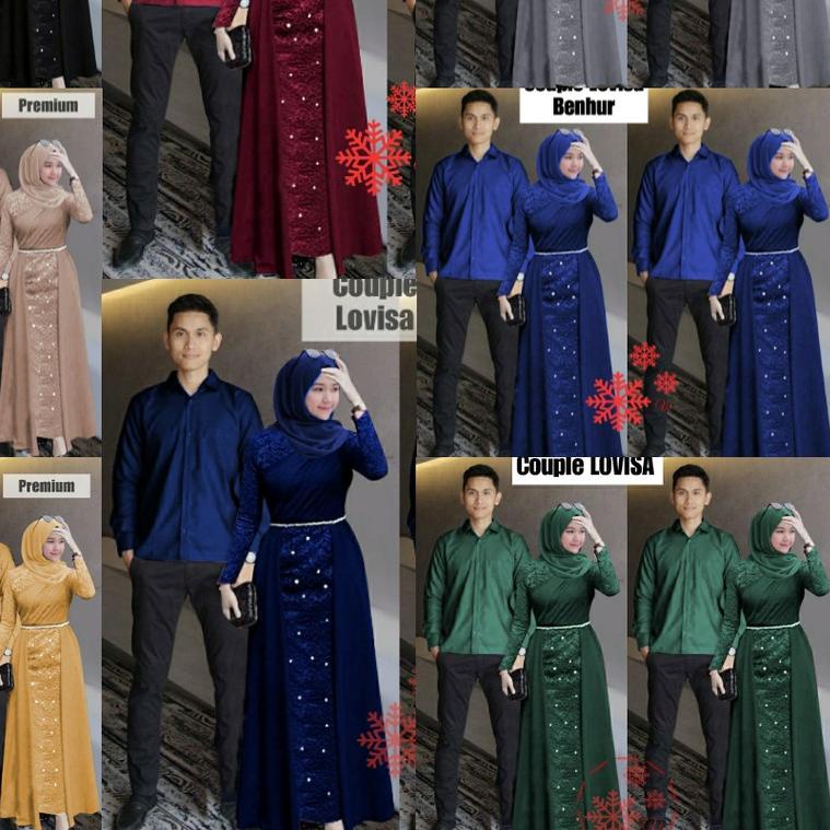✻ Couple LOVISA | Baju pasangan suami istri | couple muslim ☏