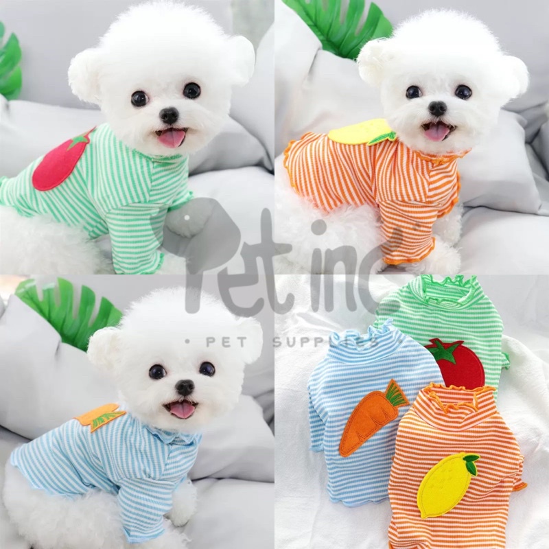 Korea Jun nee fruit stripe top