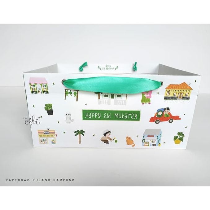 

(TERLARIS) (paperbag-pulangkampung) paperbag untuk dus nastar sekat lebaran