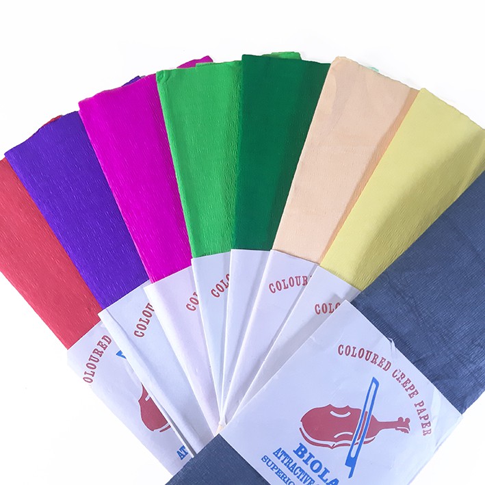  Kertas  Crepe Paper Biola PIlih 1 Warna Shopee Indonesia