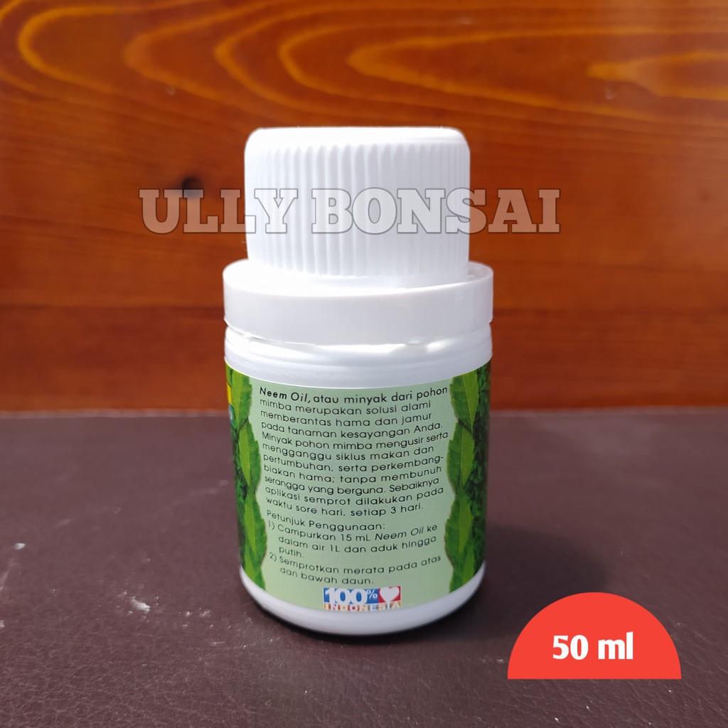 NEEM OIL 50 EC 50 ML MINYAK NIMBA PESTISIDA NABATI