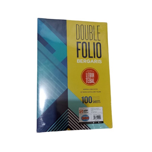 Jual KERTAS DOUBLE FOLIO BERGARIS SIDU 100 LEMBAR | Shopee Indonesia