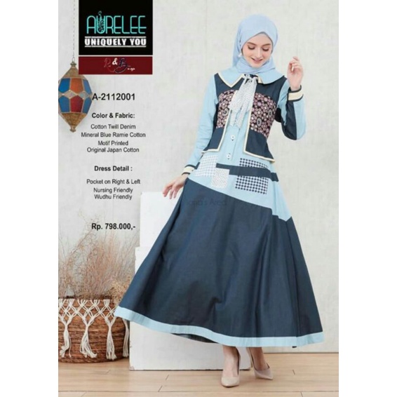 AURELEE Uniquely You Gamis Remaja Dress Wanita Collection