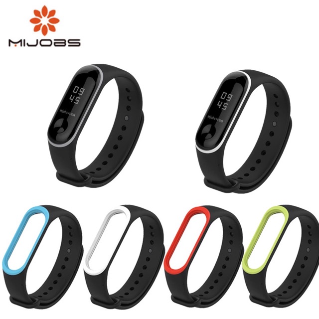 Strap Miband 3 Original Mijobs Dual colour