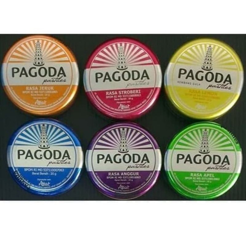 

permen pagoda pastilles 20gr