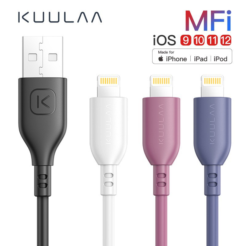 

KUULAA MFI Kabel Lightning Charger USB untuk iPhone 11 Pro x x XR