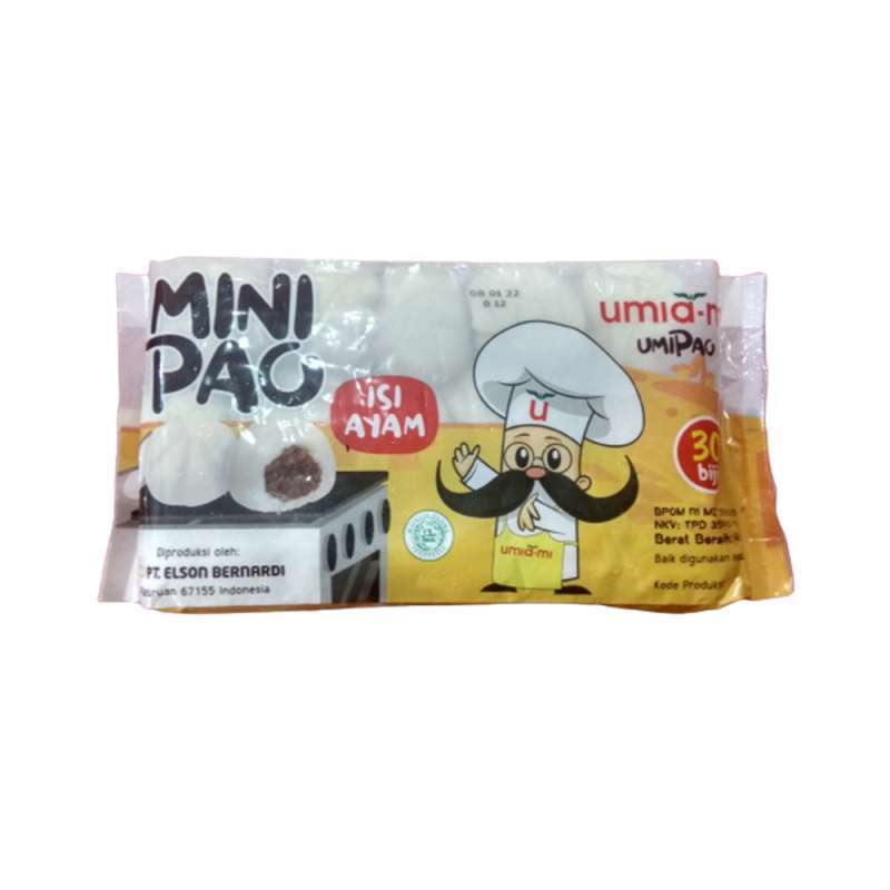 UMIAMI MINIPAO ISI 30S ANEKA VARIAN RASA (COKELAT, AYAM, DAGING SAPI, STRAWBERRY)