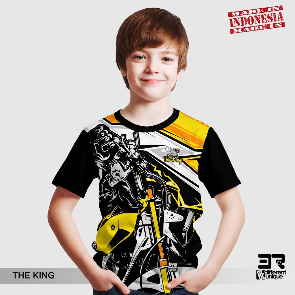 [ COD / BAYAR DI TEMPAT ] KAOS DISTRO PRINTING ANAK ANAK GAMBAR MOTOR YAMAHA RX KING RX SPESIAL RXZ 