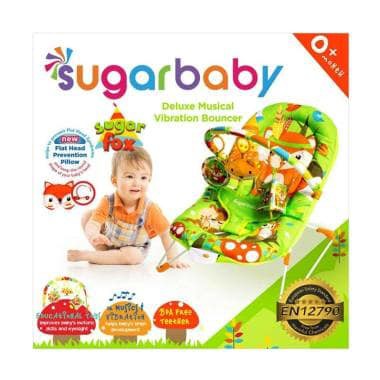 Sugar Baby Musical Vibration Bouncer - Sugar Fox